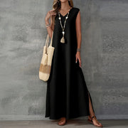Oralis Sleeveless V-Neck Maxi Dress