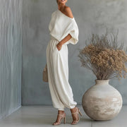 Oralis Off-Shoulder Two-Piece Set