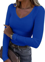 Oralis Soft V-Neck Cropped Top