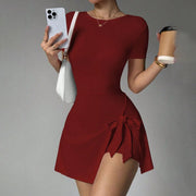 Oralis Sculpt Short-Sleeve Mini Dress