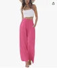 Oralis Linen Drawstring Wide-Leg Pants