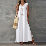 Oralis Sleeveless V-Neck Maxi Dress