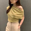 Oralis Asymmetric Drape Top