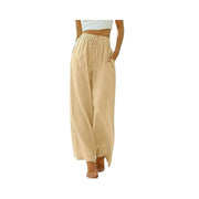 Oralis Linen Drawstring Wide-Leg Pants