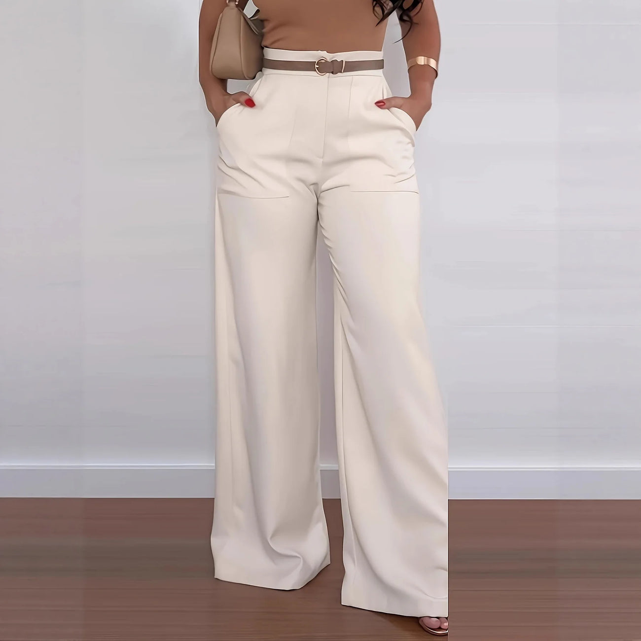 Oralis Printed Wide-Leg Trousers