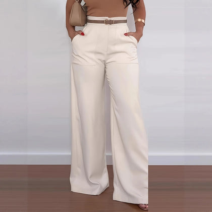 Oralis Printed Wide-Leg Trousers