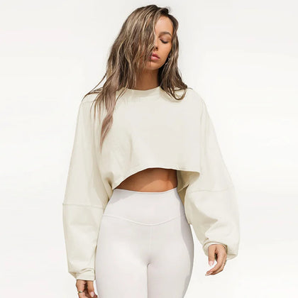 Oralis Cloud Cropped Sweatshirt
