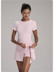 Oralis Sculpt Short-Sleeve Mini Dress