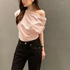 Oralis Asymmetric Drape Top