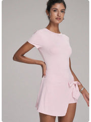 Oralis Sculpt Short-Sleeve Mini Dress