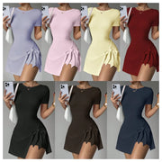 Oralis Sculpt Short-Sleeve Mini Dress