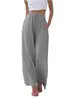 Oralis Linen Drawstring Wide-Leg Pants