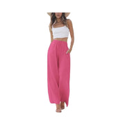 Oralis Linen Drawstring Wide-Leg Pants