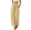 Oralis Linen Drawstring Wide-Leg Pants