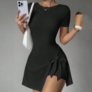 Oralis Sculpt Short-Sleeve Mini Dress