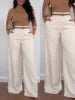 Oralis Printed Wide-Leg Trousers