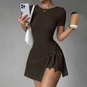 Oralis Sculpt Short-Sleeve Mini Dress
