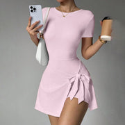 Oralis Sculpt Short-Sleeve Mini Dress